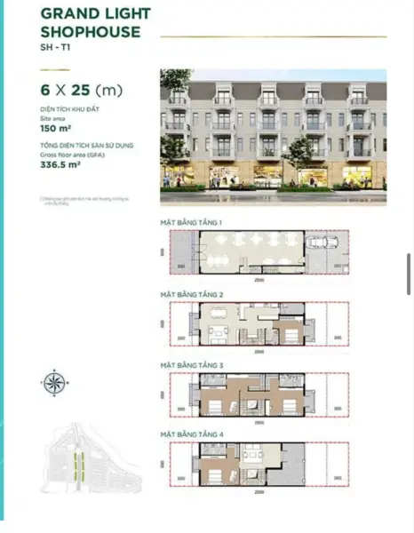 SHOPHOUSE 6X25M