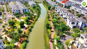 Nhà phố 8x20m hướng sông